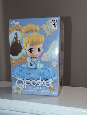 Banpresto Disney Cinderella Q Posket Figure Sealed In Box. From Japan